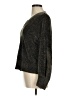 Pink Rose Metallic Black Pullover Sweater Size M - photo 5
