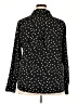 Van Heusen 100% Polyester Polka Dots Black Long Sleeve Blouse Size XXL - photo 2