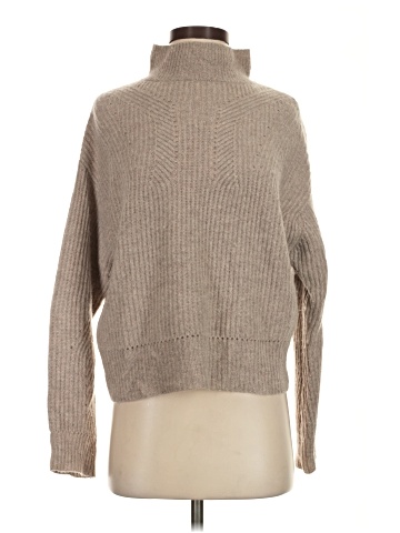 Aqua Cashmere Pullover Sweater (view 1)