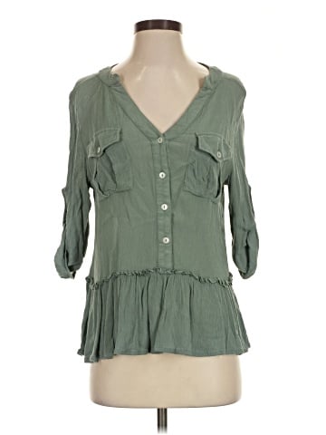 Derek Heart 3/4 Sleeve Blouse (view 1)