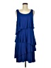 Soft Surroundings Blue Casual Dress Size M (petite) - photo 1