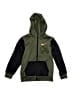 Nike 100% Polyester Green Zip Up Hoodie Size 7 - photo 1
