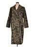 Avec Les Filles 100% Polyester Animal Print Brown Coat Size XL - photo 1