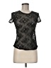 Zara Basic Black Short Sleeve Top Size M - photo 1