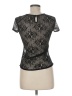 Zara Basic Black Short Sleeve Top Size M - photo 2