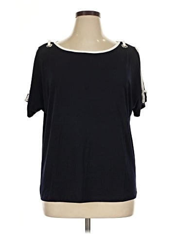 Carmen Carmen Marc Valvo Short Sleeve Top (view 1)