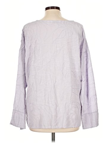 Peace Love World Long Sleeve Blouse (view 2)