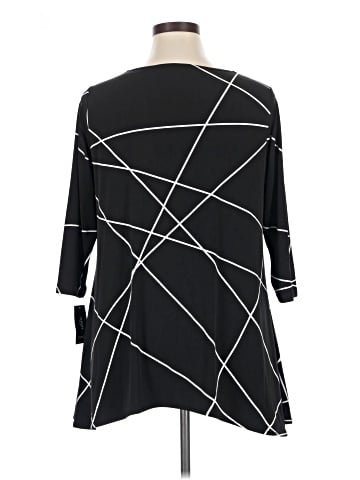 Alfani 3/4 Sleeve T-Shirt (view 2)