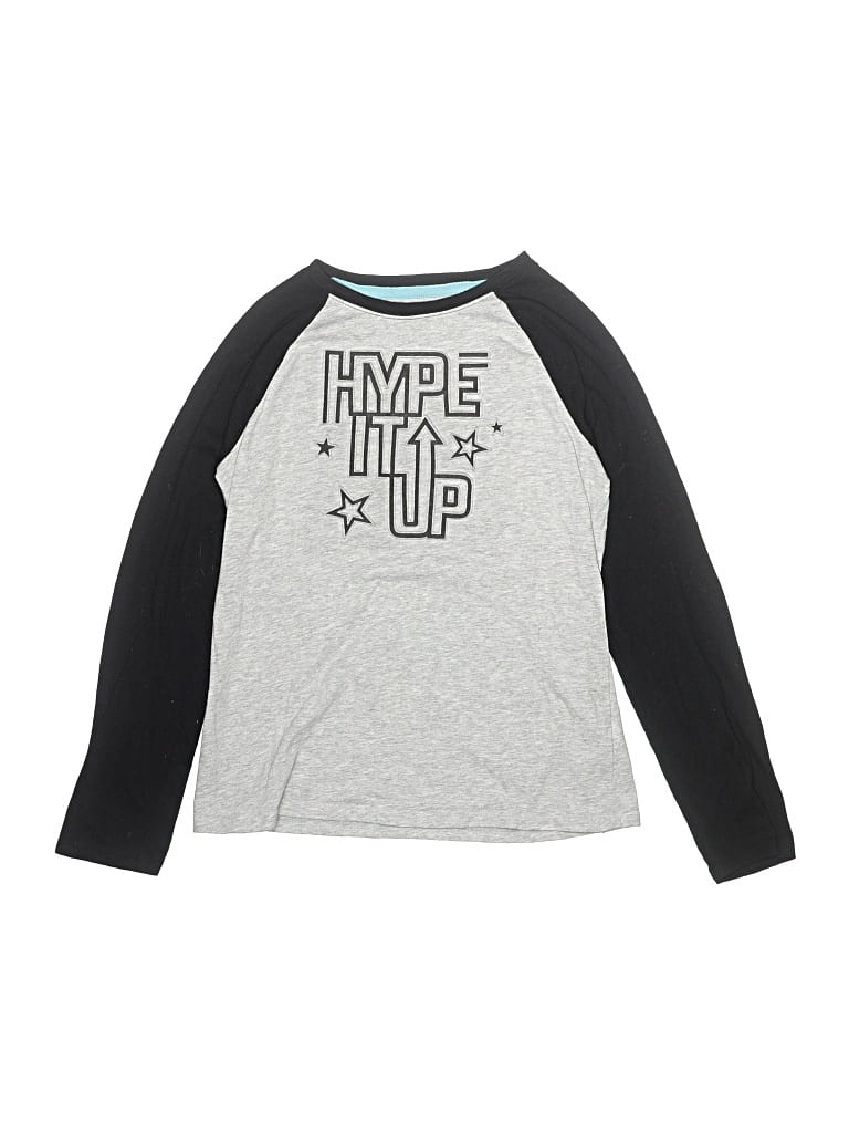 Pre-owned Athletic Works Kids' Long Sleeve T-shirt In Silver
