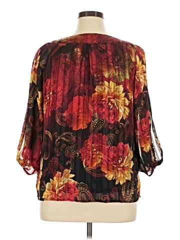 Sara Michelle 3/4 Sleeve Blouse (view 2)