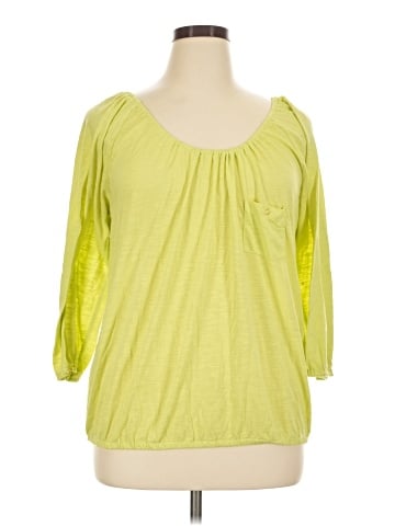 New York & Company 3/4 Sleeve T-Shirt (view 1)