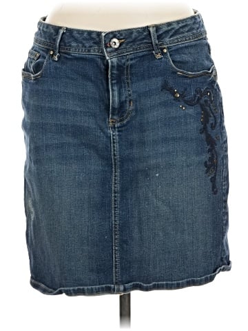 SONOMA life + style Denim Skirt (view 1)