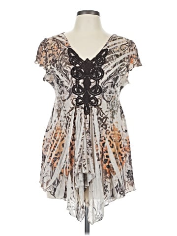 Apt. 9 Short Sleeve Blouse (view 1)