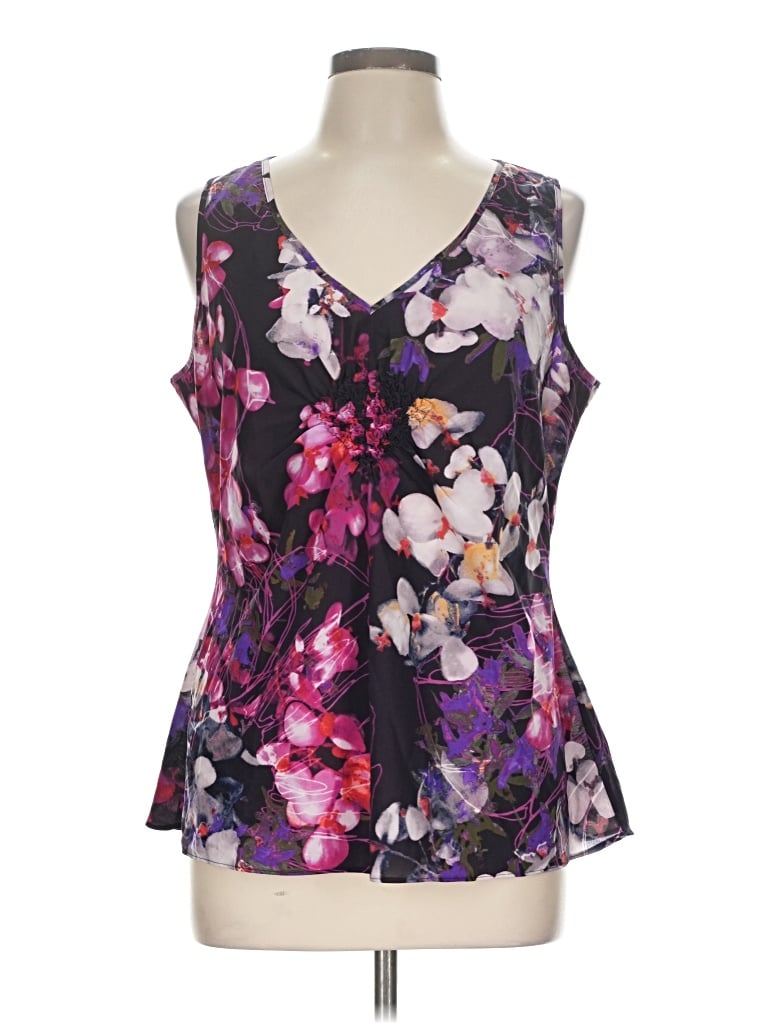 Pre-owned Spense Sleeveless Blouse In Purple