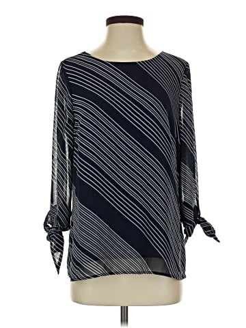 Pale Sky 3/4 Sleeve Blouse (view 1)