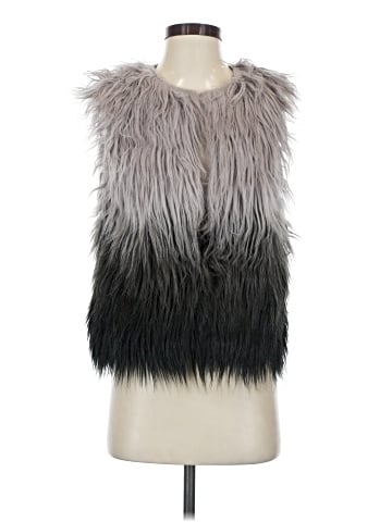 BCBGMAXAZRIA Faux Fur Vest (view 1)