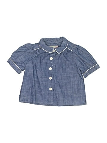 Bonpoint Short Sleeve Button-Down Shirt (view 1)
