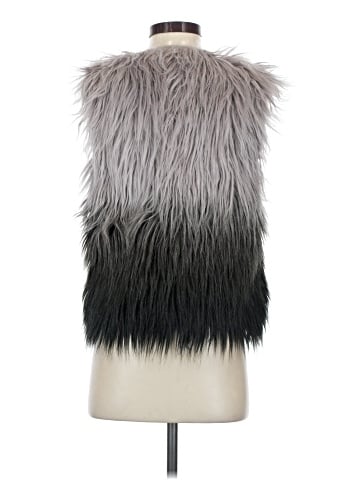 BCBGMAXAZRIA Faux Fur Vest (view 2)