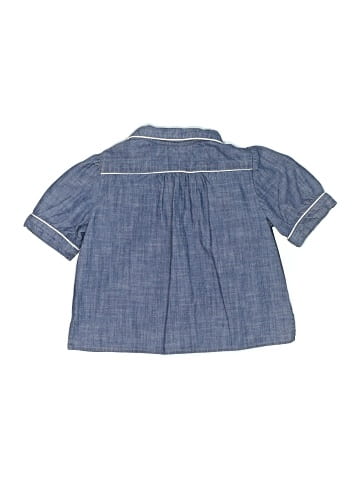 Bonpoint Short Sleeve Button-Down Shirt (view 2)