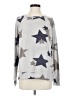 Buffalo by David Bitton Stars Silver Pullover Sweater Size S - photo 1