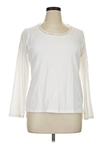Jones New York Signature Long Sleeve Top (view 1)