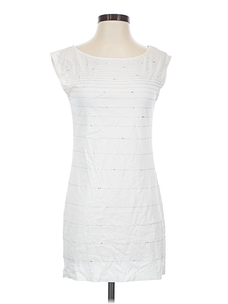 Pre-owned Express Sleeveless T-shirt In Silver