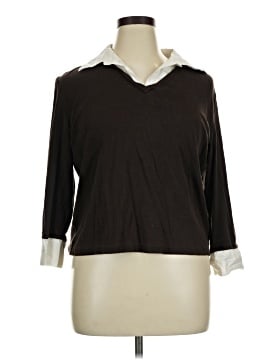 Karen Scott 3/4 Sleeve Top (view 1)