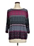Ruby Rd. Purple 3/4 Sleeve Blouse Size 1X - photo 1