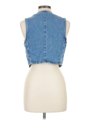 Zara Denim Vest (view 2)