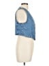 Zara Blue Denim Vest Size L - photo 4