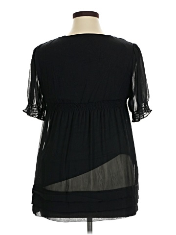 Beige by ECI Short Sleeve Blouse (view 2)