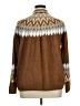 CeCe Chevron-herringbone Brown Pullover Sweater Size XL - photo 2