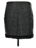 Zara Basic Tweed Gray Formal Skirt Size M - photo 2