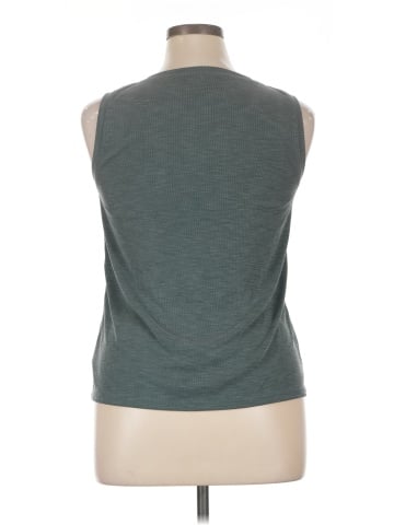 Green Envelope Sleeveless Top (view 2)