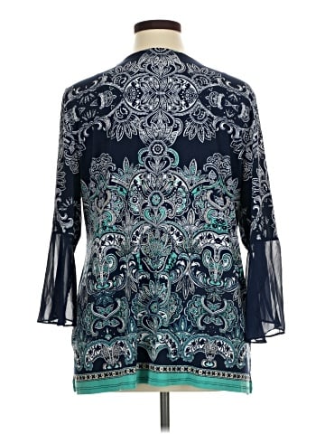 JM Collection 3/4 Sleeve Blouse (view 2)