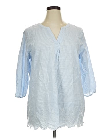 Croft & Barrow 3/4 Sleeve Blouse (view 1)