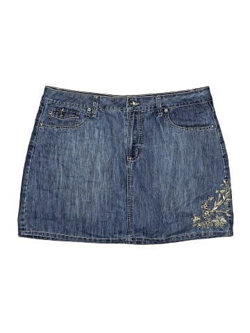 Faded Glory Denim Skirt (view 1)