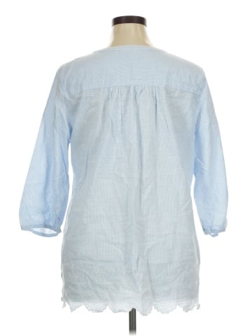 Croft & Barrow 3/4 Sleeve Blouse (view 2)