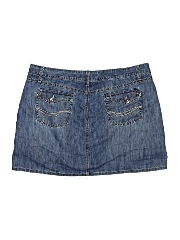 Faded Glory Denim Skirt (view 2)