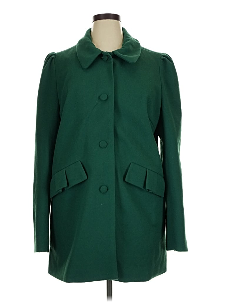 Pre-owned Crown & Ivy Coat In Green
