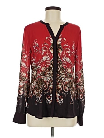 Dana Buchman Long Sleeve Blouse (view 1)