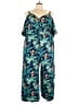 BLOOMCHIC Tropical Teal Jumpsuit Size 26 - photo 1