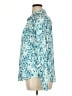 JoFit Floral White Teal Long Sleeve Polo Size XL - photo 5