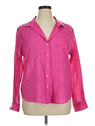 Sigrid Olsen Long Sleeve Button-Down Shirt (view 1)