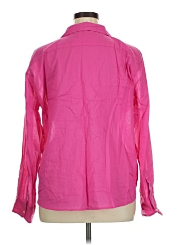 Sigrid Olsen Long Sleeve Button-Down Shirt (view 2)
