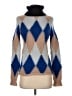 Tory Burch Argyle Blue Pullover Sweater Size XXS - photo 1