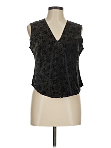 British Khaki Sleeveless Blouse (view 1)