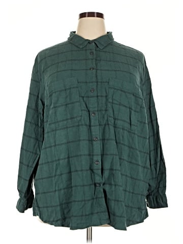 Ava & Viv Long Sleeve Button-Down Shirt (view 1)