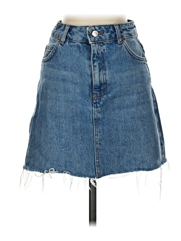 Topshop Denim Skirt (view 1)