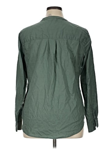 St. John's Bay Long Sleeve Button-Down Shirt (view 2)